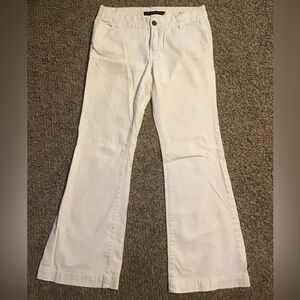Calvin Klein jeans flare, white denim